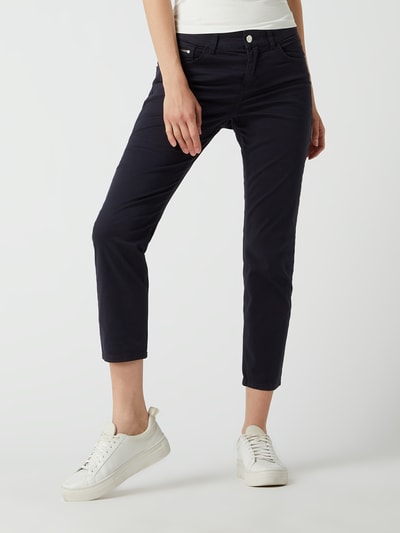 MAC Slim Fit Hose in 7/8-Länge  Dunkelblau 4