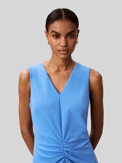 Calvin Klein Womenswear Sukienka biznesowa z fałdami w talii Jasnoniebieski 3
