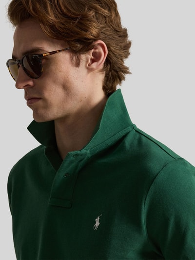 Polo Ralph Lauren regular fit poloshirt van puur katoen Donkergroen - 3
