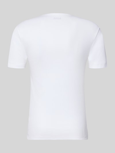 Produktfoto, Regular Fit T-Shirt Set aus reiner Baumwolle in 2er-Pack von BOSS, Optik: Unifarben, Materialverarbeitung: Feinripp, Kurzarm, Rundhals