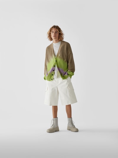 MSGM Bermudas mit Cargotaschen Offwhite 1