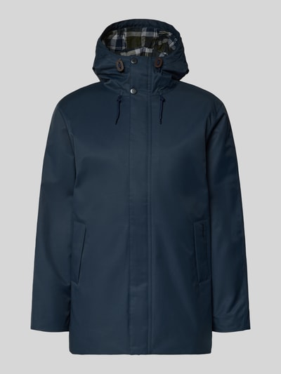 Produktfoto, Regular Fit Parka aus Baumwoll-Mix von Barbour in Unifarben, wasserabweisend, seitliche Eingrifftaschen, Kapuze mit Tunnelzug.