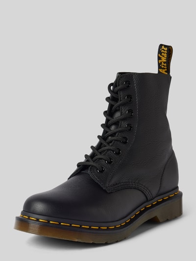 Dr. Martens Schnürboots aus Leder mit Ziernaht Modell 'Eye' Black 1