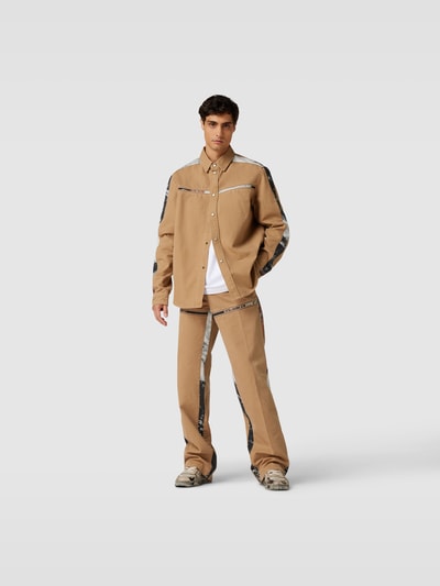 Diesel Hemdjacke mit Druckknopfleiste Camel 1