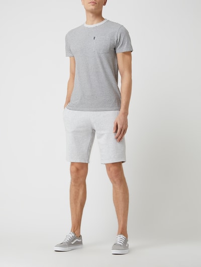 Superdry Sweatshorts van katoenmix Lichtgrijs gemêleerd - 1