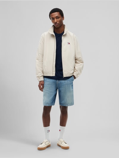 Tommy Jeans Bluzon o kroju relaxed fit z nadrukiem z logo Beżowy 1