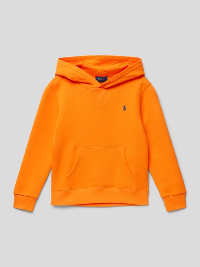 Polo Ralph Lauren Teens Bluza z kapturem i wyhaftowanym logo Pomarańczowy 1