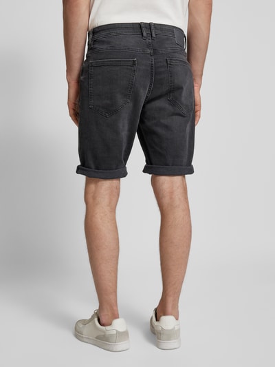 Tom Tailor Korte regular fit jeans in 5-pocketmodel Zwart - 5
