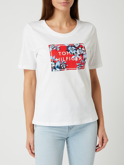 Tommy Hilfiger T-Shirt mit Logo-Print  Weiss 4