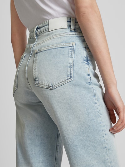 OPUS Mom fit jeans met riemlussen, model 'Momito fresh' Lichtblauw - 3