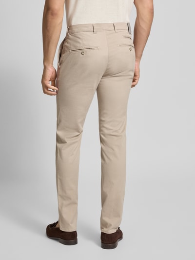 Brax Regular Fit Chino mit Gesäßtaschen Modell 'Fabio' Kitt 5