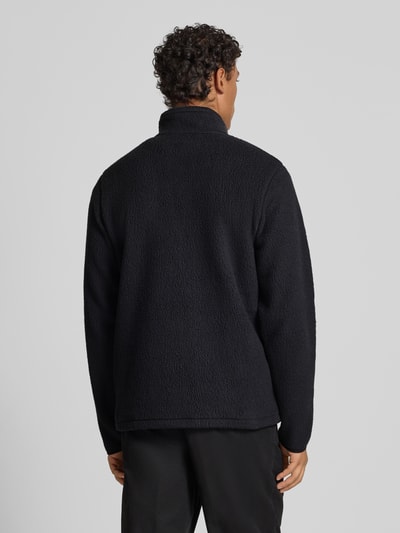 COLUMBIA Fleecejack met borstzak en labelstitching, model 'Jasper' Zwart - 5