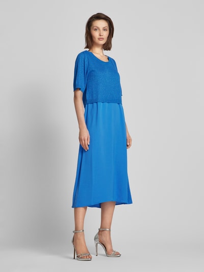 ROBE LÉGÈRE Midi-jurk in laagjeslook Bleu - 1