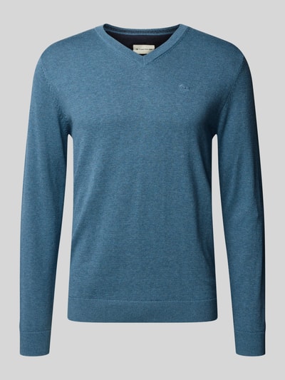 Tom Tailor Regular fit pullover van puur katoen  Blauw - 2