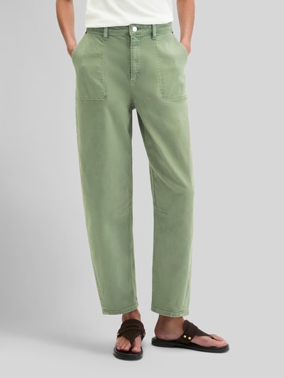 Marc O'Polo Barrel Fit Jeans aus Baumwoll-Mix Hellgruen 4