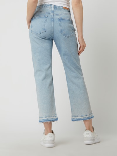 s.Oliver RED LABEL Straight Fit High Rise Jeans mit Stretch-Anteil Modell 'Karolin' Jeansblau 5