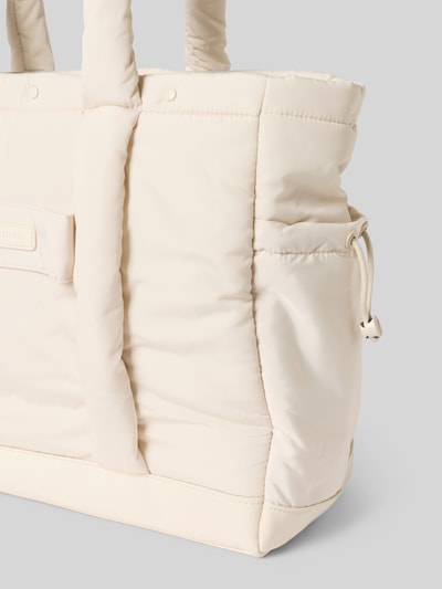 Hey Marly Handtas met labelpatch, model 'Cool Buddy' Ecru - 3