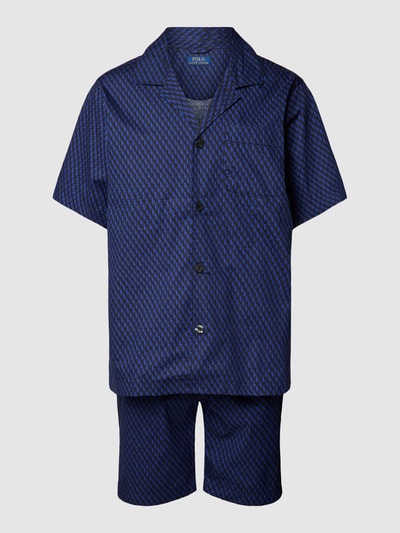 Polo Ralph Lauren Underwear Pyjama mit Allover-Logo-Muster Blau 1