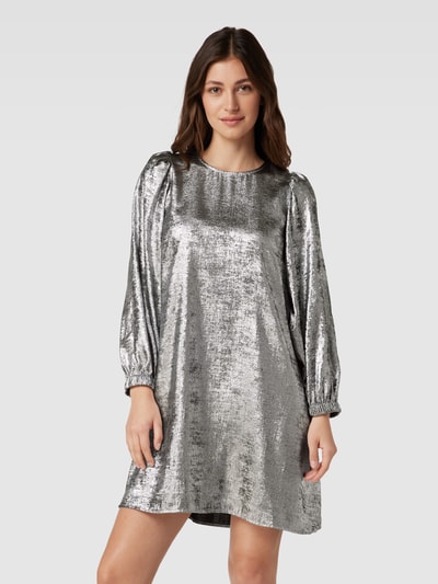 JAKE*S STUDIO WOMAN Minikleid mit Rundhalsausschnitt Silber 4