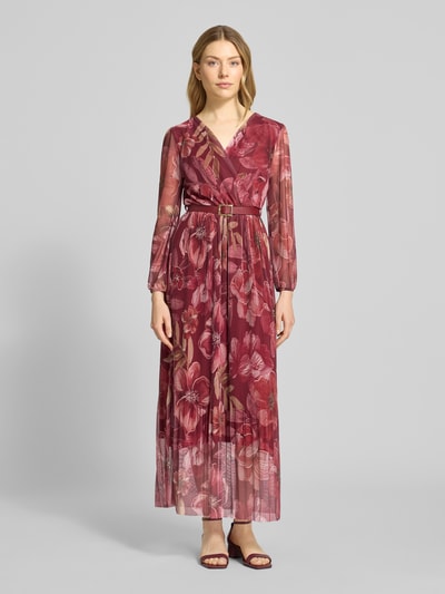ZABAIONE Maxi-jurk met ceintuur, model ''La44uriaa' Roze gemêleerd - 4