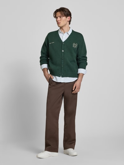 ONLY & SONS Regular Fit Freizeithemd aus Leinen-Baumwoll-Mix Modell 'CAIDEN' Hellgruen 1