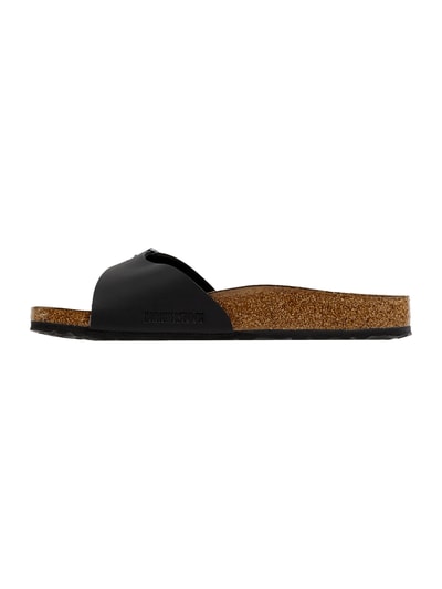 Birkenstock Slippers met doornsluiting, model 'MADRID' Zwart - 3