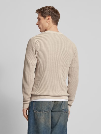 Jack & Jones Gebreide pullover met ronde hals Beige - 5