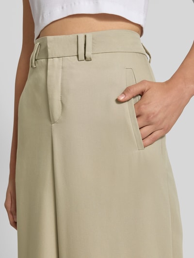 Drykorn Hose mit weitem Bein und Eingrifftaschen Modell 'BROAD' Sand 3