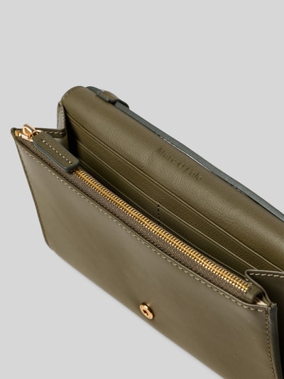 Marc O'Polo Schoudertas van echt leer Olijfgroen - 5