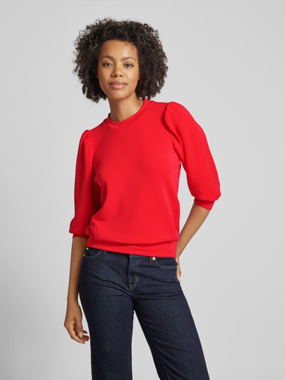 Selected Femme Sweatshirt met 3/4-mouwen, model 'TENNY' Rood - 4