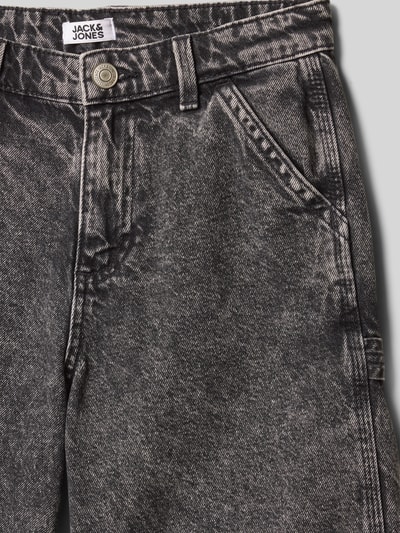 Jack & Jones Regular Fit Jeansshorts im 5-Pocket-Design Modell 'TONY' Black 2