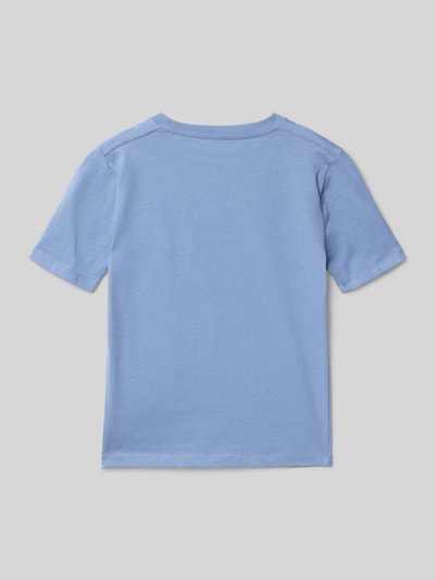 Calvin Klein Jeans Regular Fit T-Shirt aus reiner Baumwolle Hellblau 3