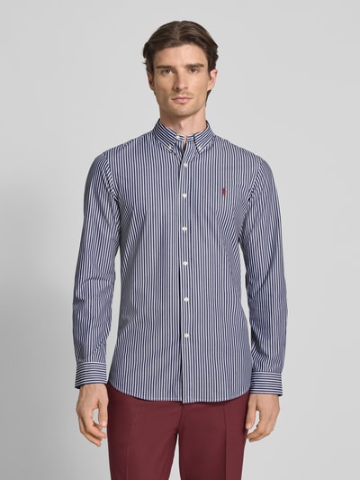 Polo Ralph Lauren Freizeithemd mit Knopfleiste Marine 4