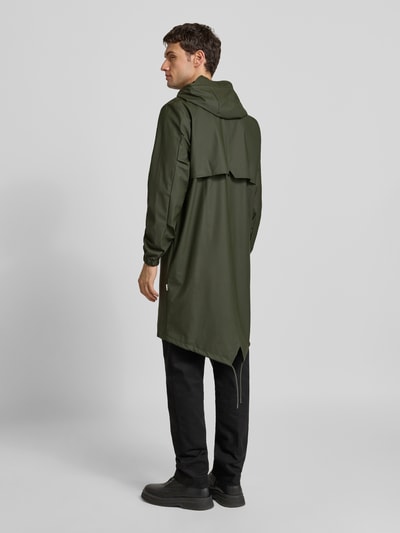 RAINS Parka mit Kapuze Oliv 5