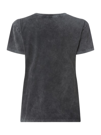 Review T-Shirt im Washed Out Look  Black 3