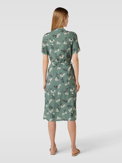 VERO MODA Midikleid aus Viskose mit floralem Muster Modell 'VICA' Schilf 5
