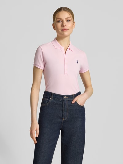 Polo Ralph Lauren Regular Fit Poloshirt aus Baumwoll-Mix Modell 'JULIE' Rose 4