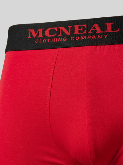 MCNEAL Trunks mit Label-Bund im 3er-Pack Rot 2