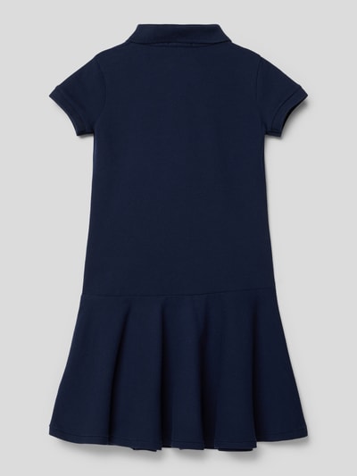 Polo Ralph Lauren Kids Sukienka polo z wyhaftowanym logo Granatowy 3
