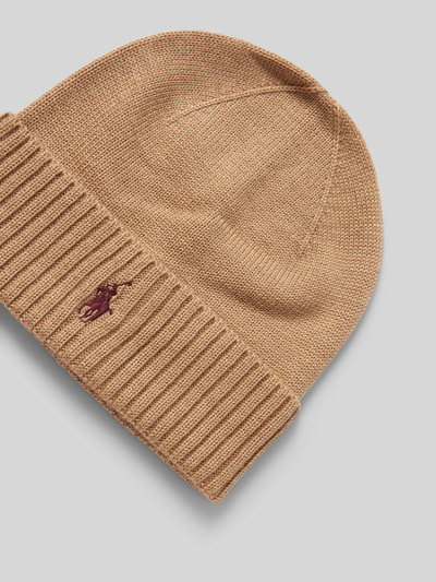 Polo Ralph Lauren Beanie aus Kaschmir mit Label-Stitching Beige 2