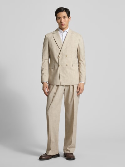 CINQUE Slim Fit Sakko mit Viskose-Anteil und Pattentaschen Beige 1