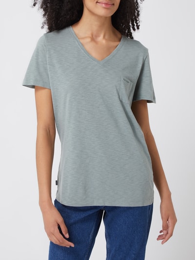 Superdry T-shirt van slubjersey Mintgroen - 4