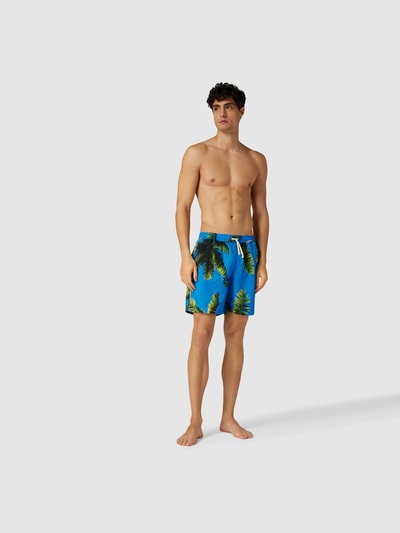 Blue Sky Inn Badehose mit Allover-Motiv-Print Blau 1