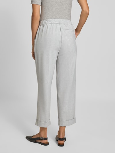 OPUS Spodnie materiałowe w kant model ‘Melosa’ Jasnoszary 5