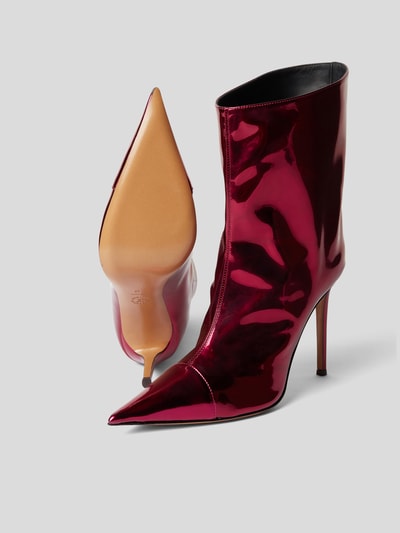 Alexandre Vauthier Stiefeletten mit Pfennigabsatz   Metallic Rosa 4