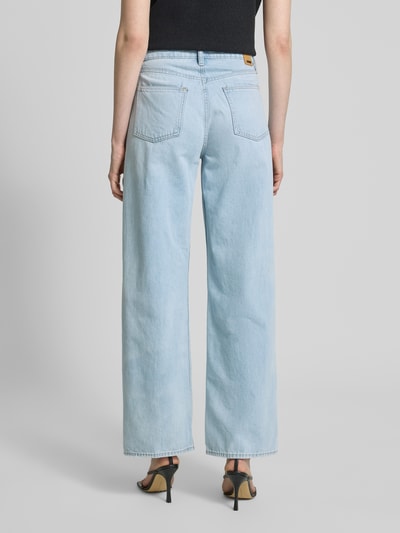 BOSS Wide Leg Jeans im 5-Pocket-Design Modell 'CROSSROAD' Hellblau 5