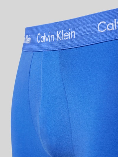 Calvin Klein Underwear Trunks aus Viskose mit Label-Bund im 3er-Pack Blau 2