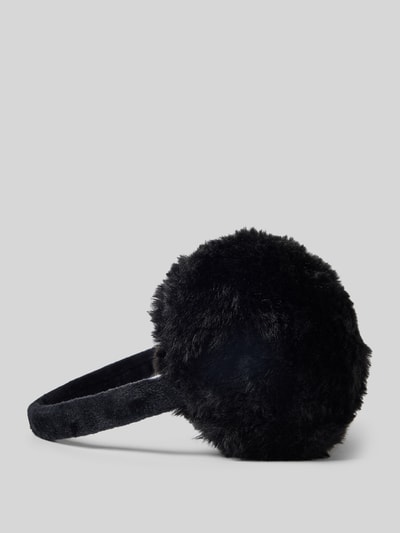 Pieces Ohrenwärmer mit Webfell-Optik Model 'JEANEL'  Black 3