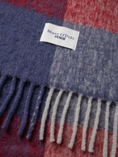 Marc O'Polo Denim Szal wełniany z domieszką wełny z alpaki Czerwony 2