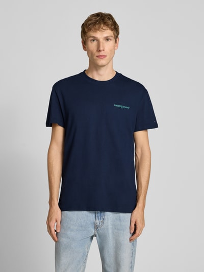 Tommy Jeans Regular fit T-shirt van puur katoen Marineblauw - 5